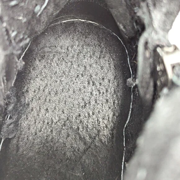 Circle G Women Distressed Black Leather Lasercut Western Cowboy Boots sz 8 - Picture 10 of 11